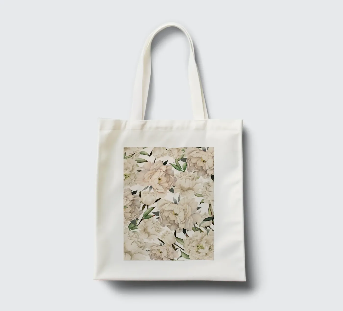 Peonies Pattern tote bag by Nadjaa