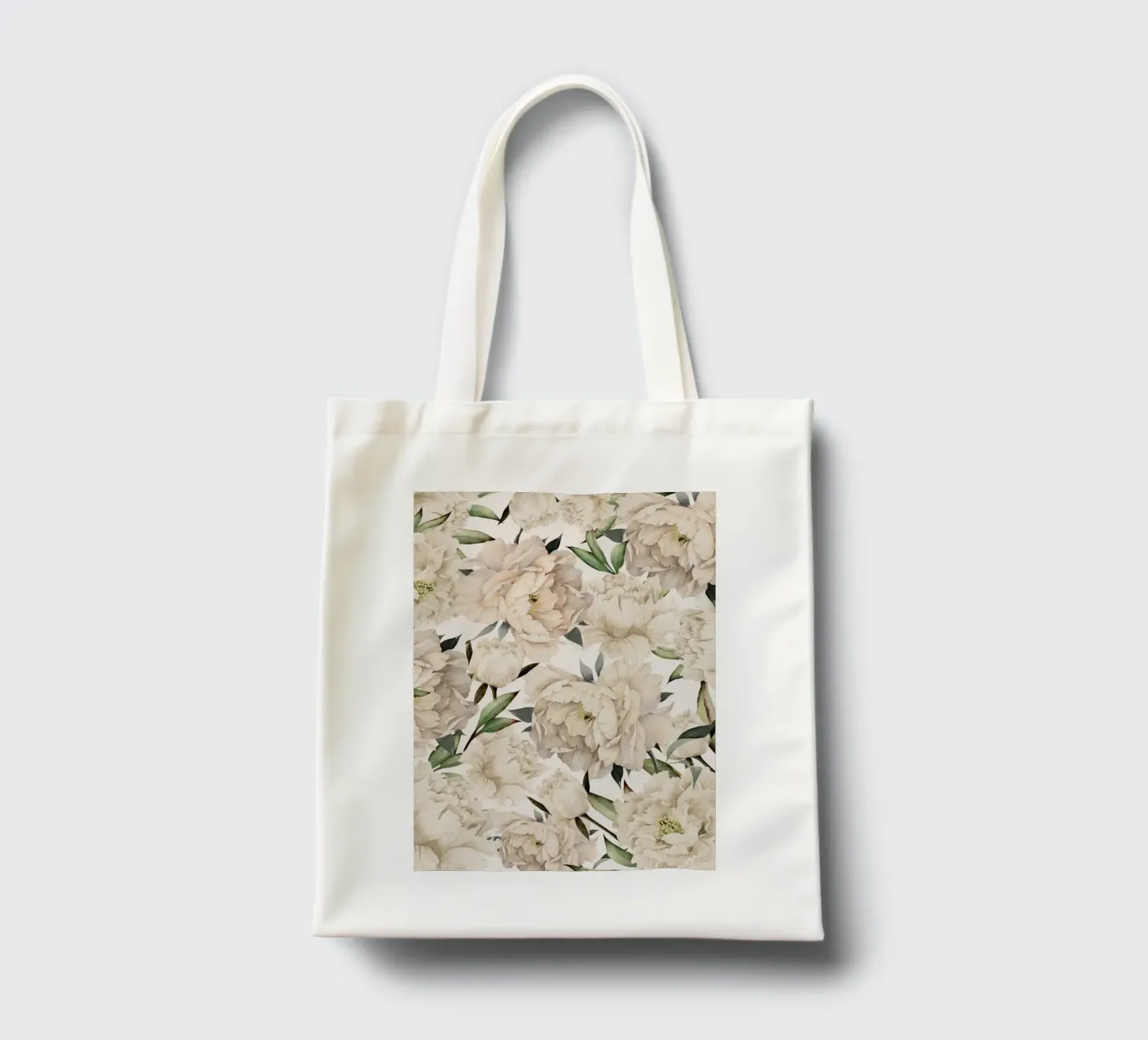 Peonies Pattern tote bag by Nadjaa
