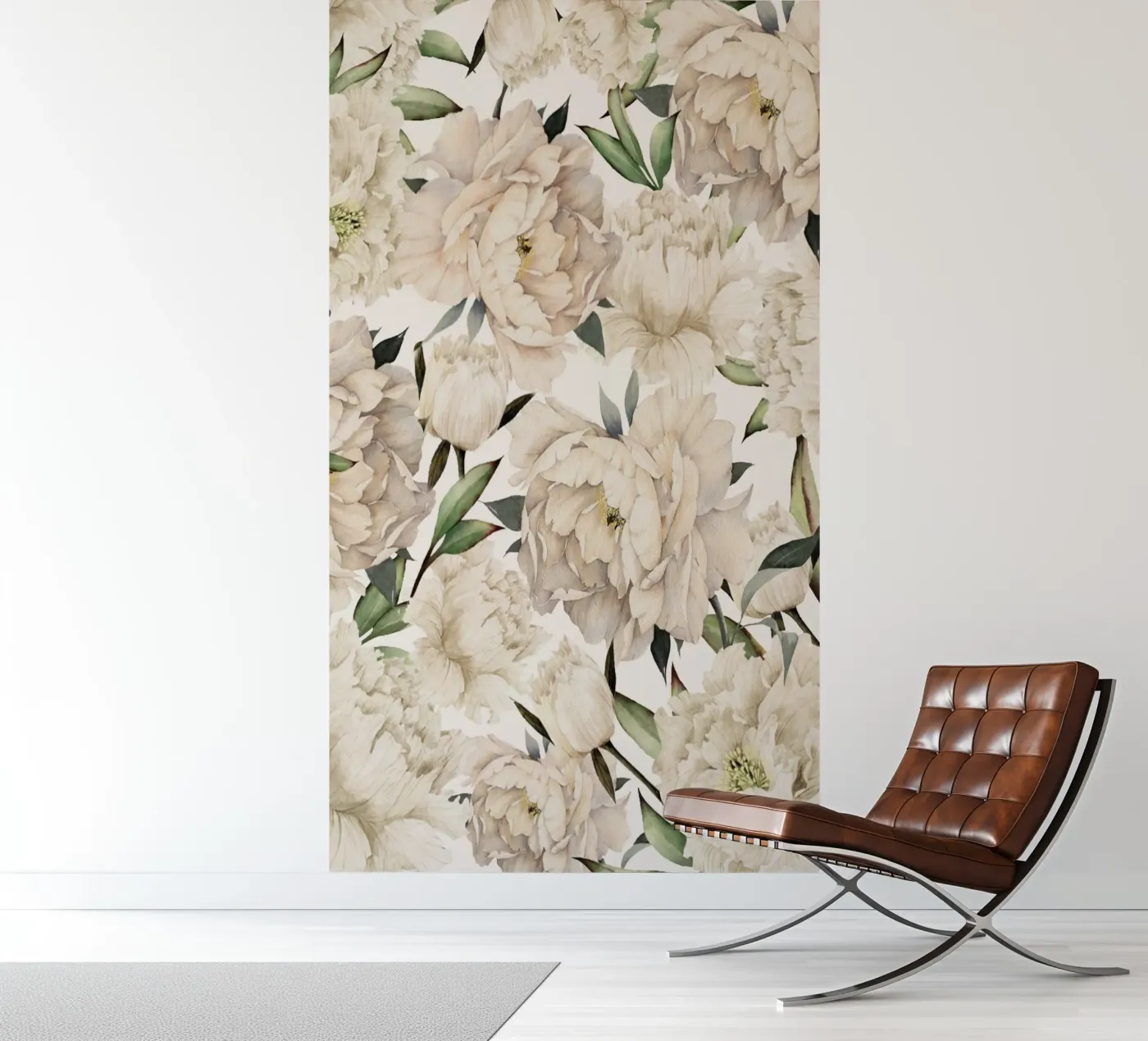 Peonies Pattern fotobehang van Nadjaa