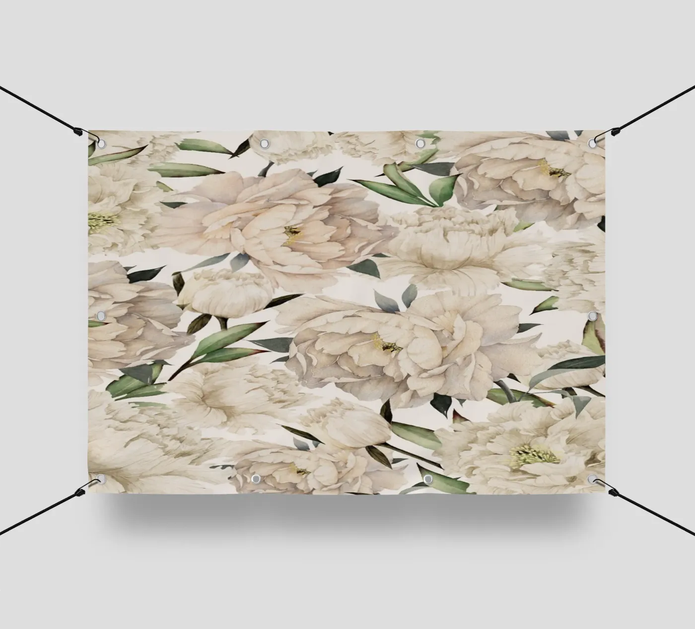 Peonies Pattern telo in pvc da Nadjaa