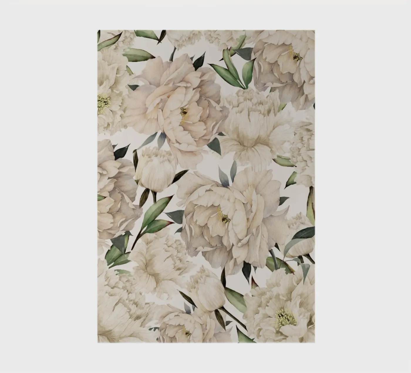 Peonies Pattern carnet de Nadjaa