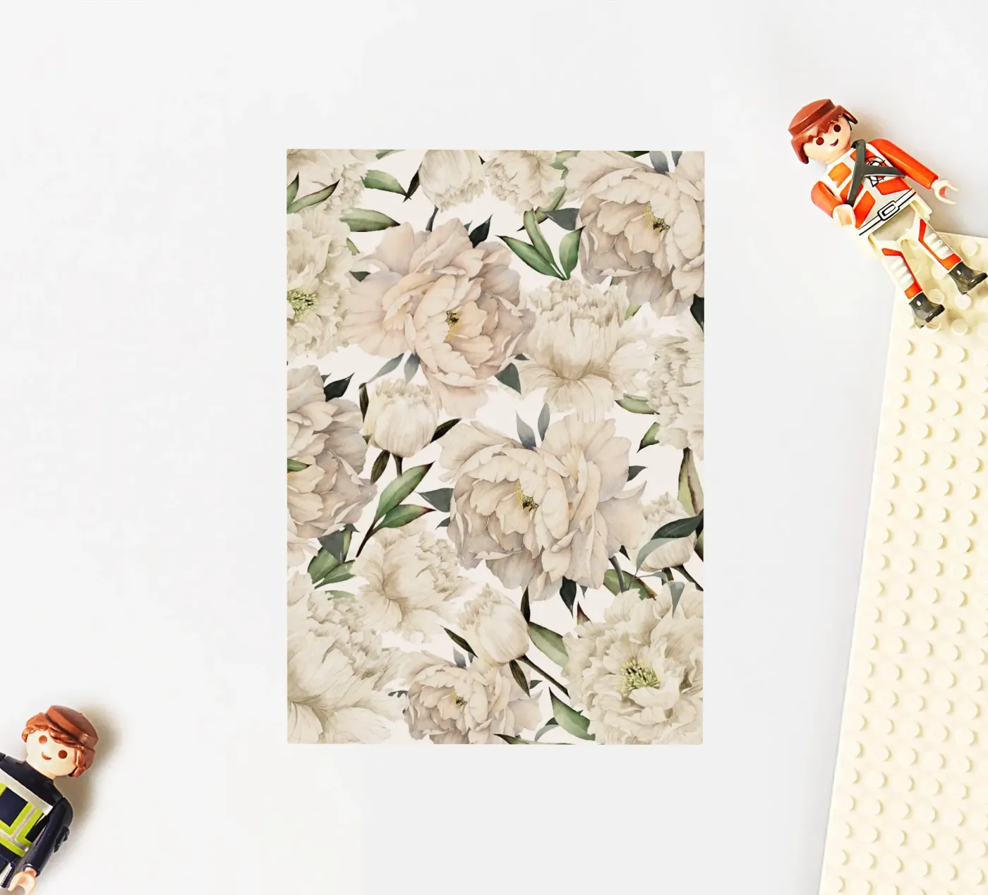 Peonies Pattern Sticker von Nadjaa