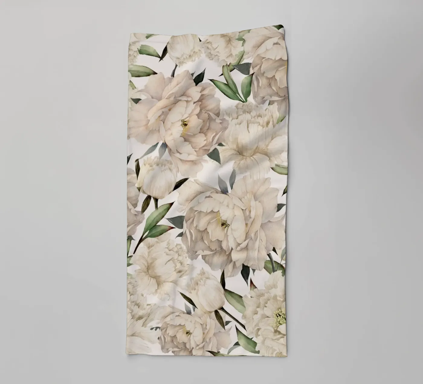 Peonies Pattern Handtuch von Nadjaa