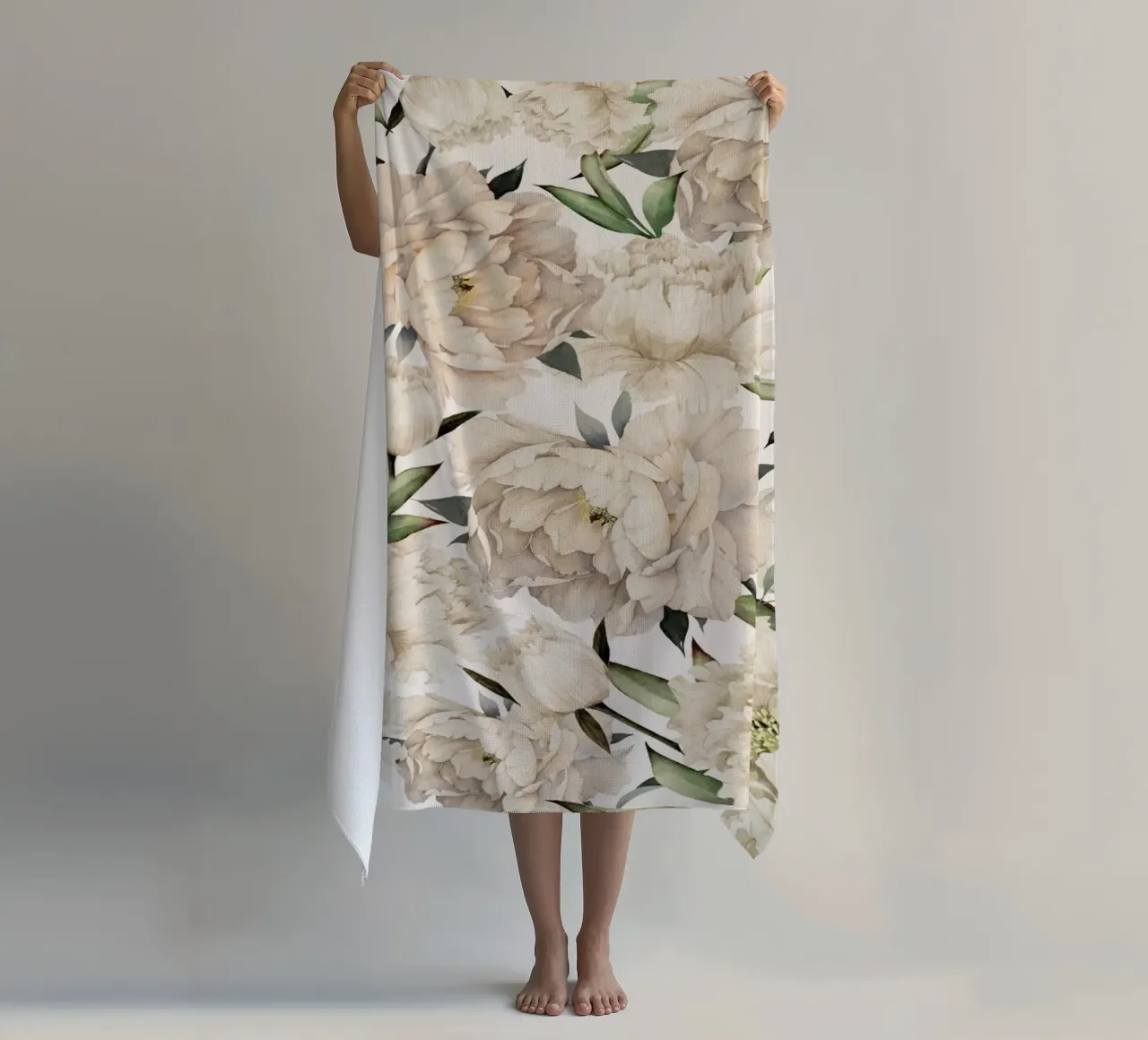 Peonies Pattern telo mare da Nadjaa