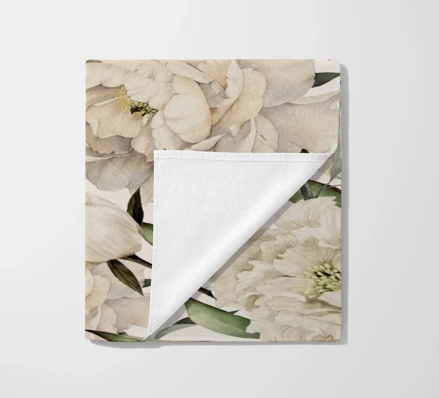 Peonies Pattern Strandtuch von Nadjaa