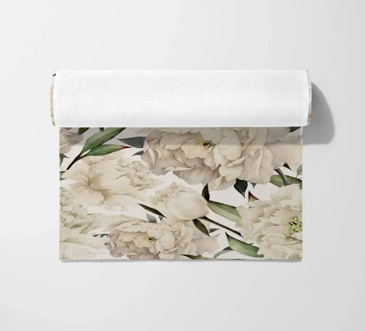 Peonies Pattern Strandtuch von Nadjaa