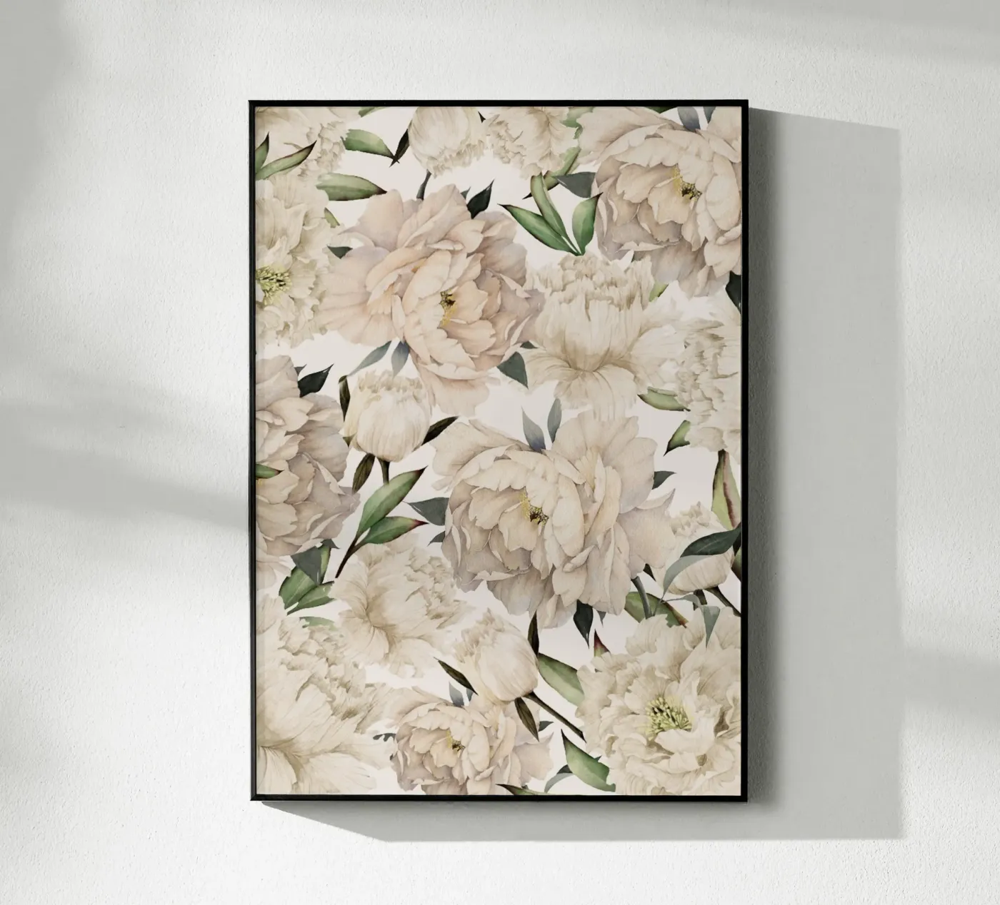 Peonies Pattern plexiglas de Nadjaa