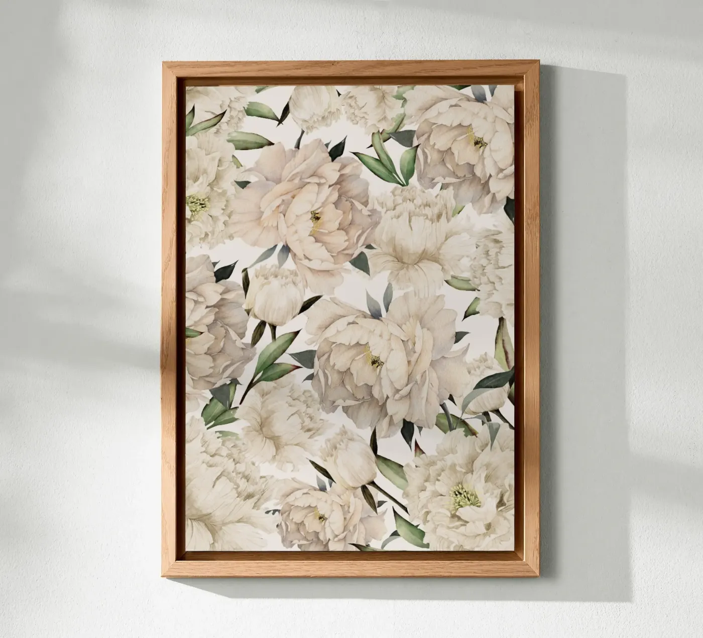 Peonies Pattern alluminio dibond da Nadjaa