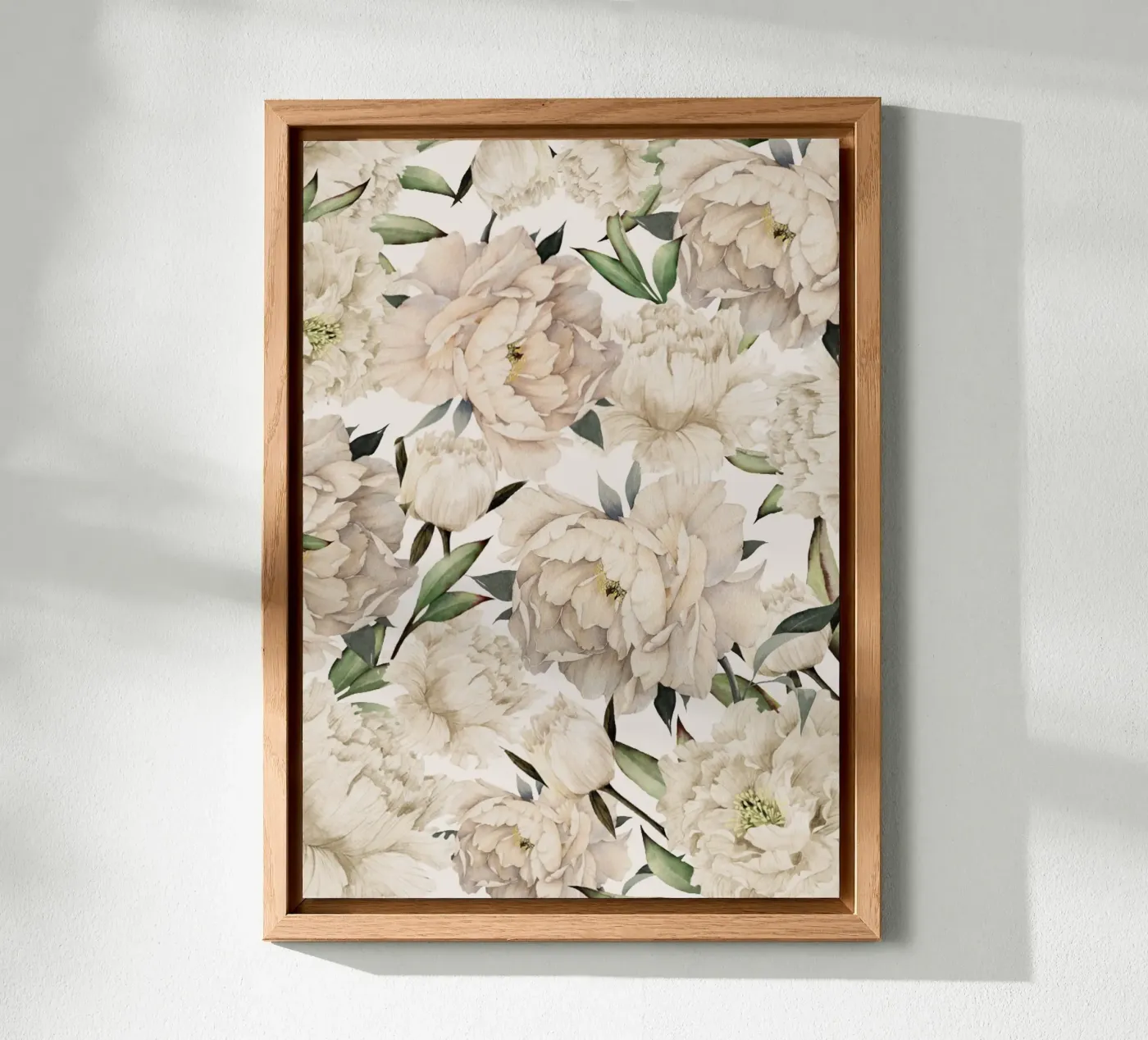 Peonies Pattern alluminio dibond da Nadjaa