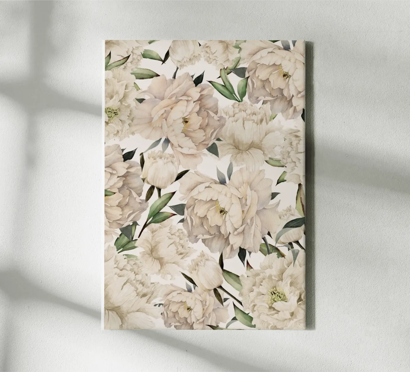 Peonies Pattern Leinwand von Nadjaa