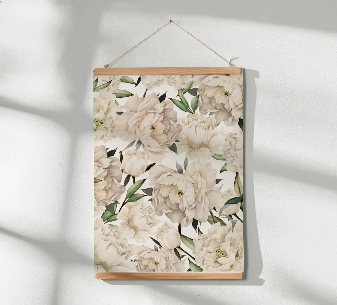 Peonies Pattern Poster von Nadjaa