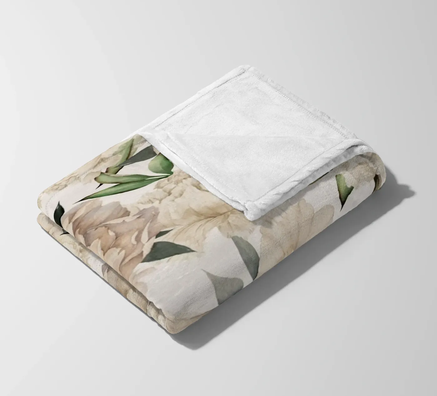Peonies Pattern Fleecedecke von Nadjaa