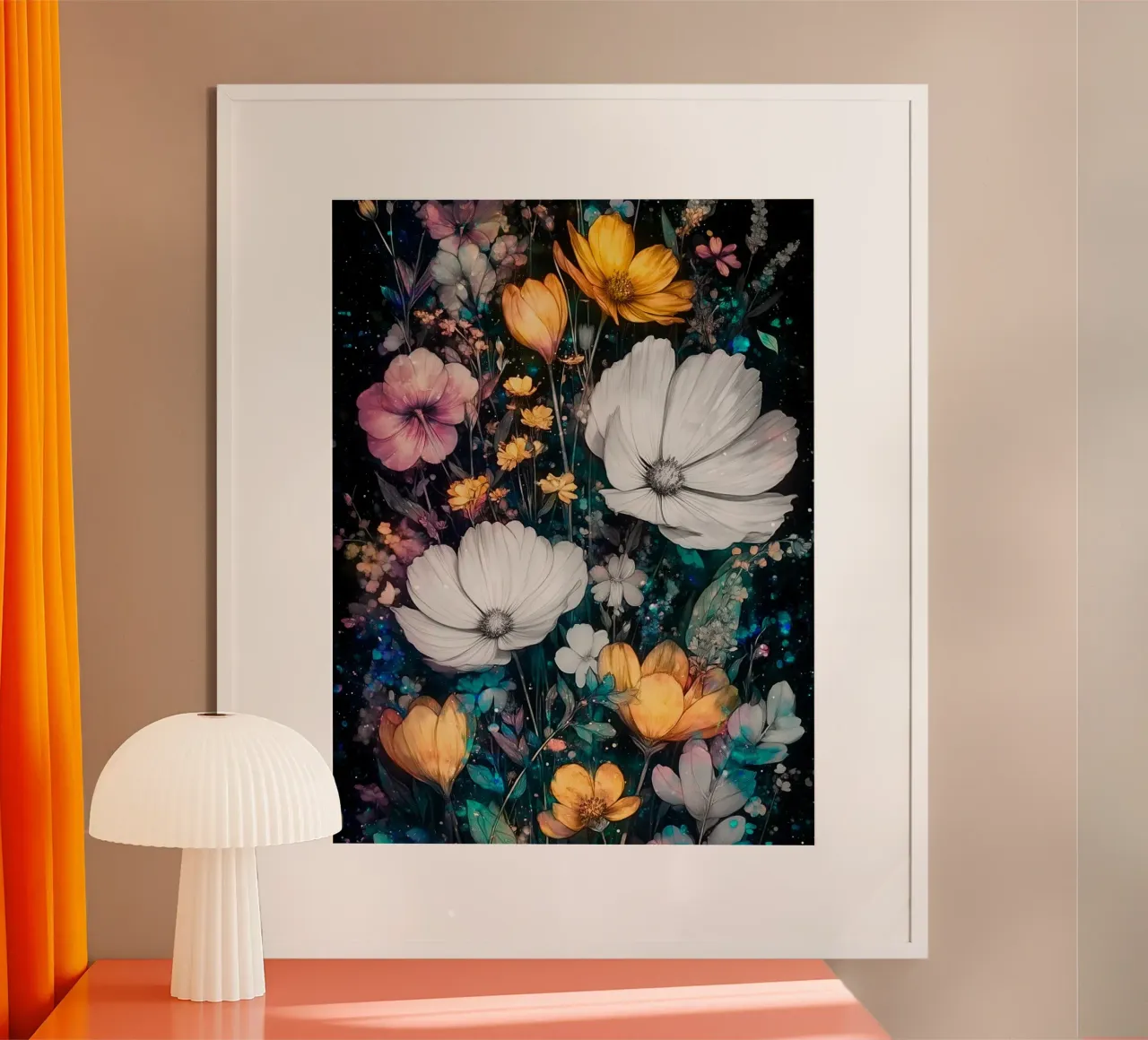 Beautiful Flower Garden C Hahnemühle von Mateo