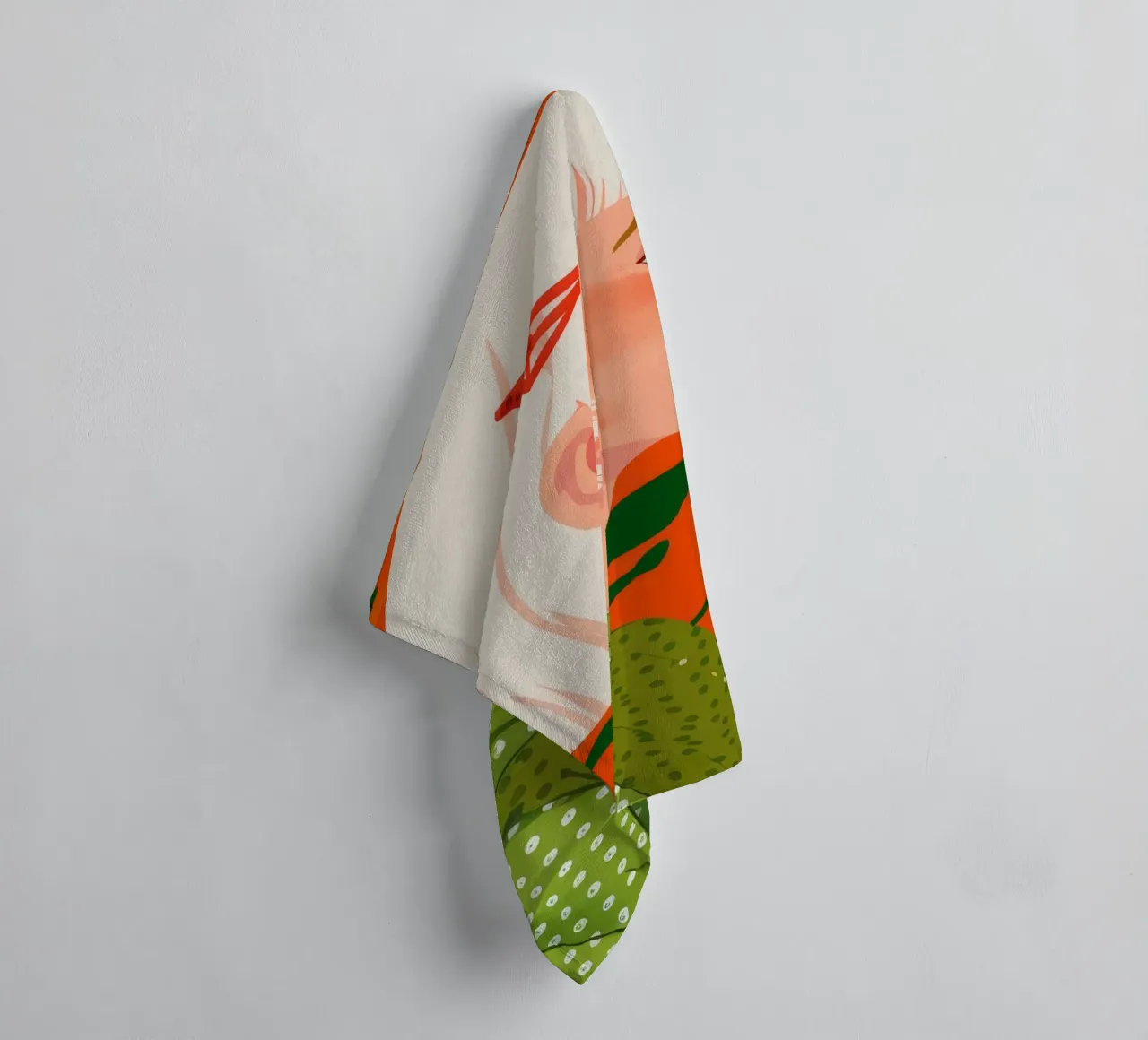 Citrus Dreamscape towel by Twilight Muse