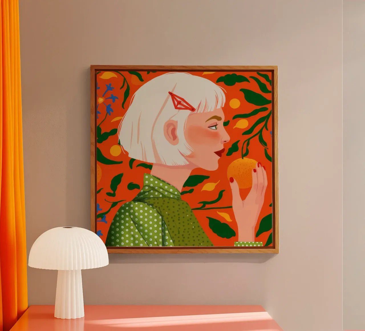 Citrus Dreamscape acrylic glass by Twilight Muse