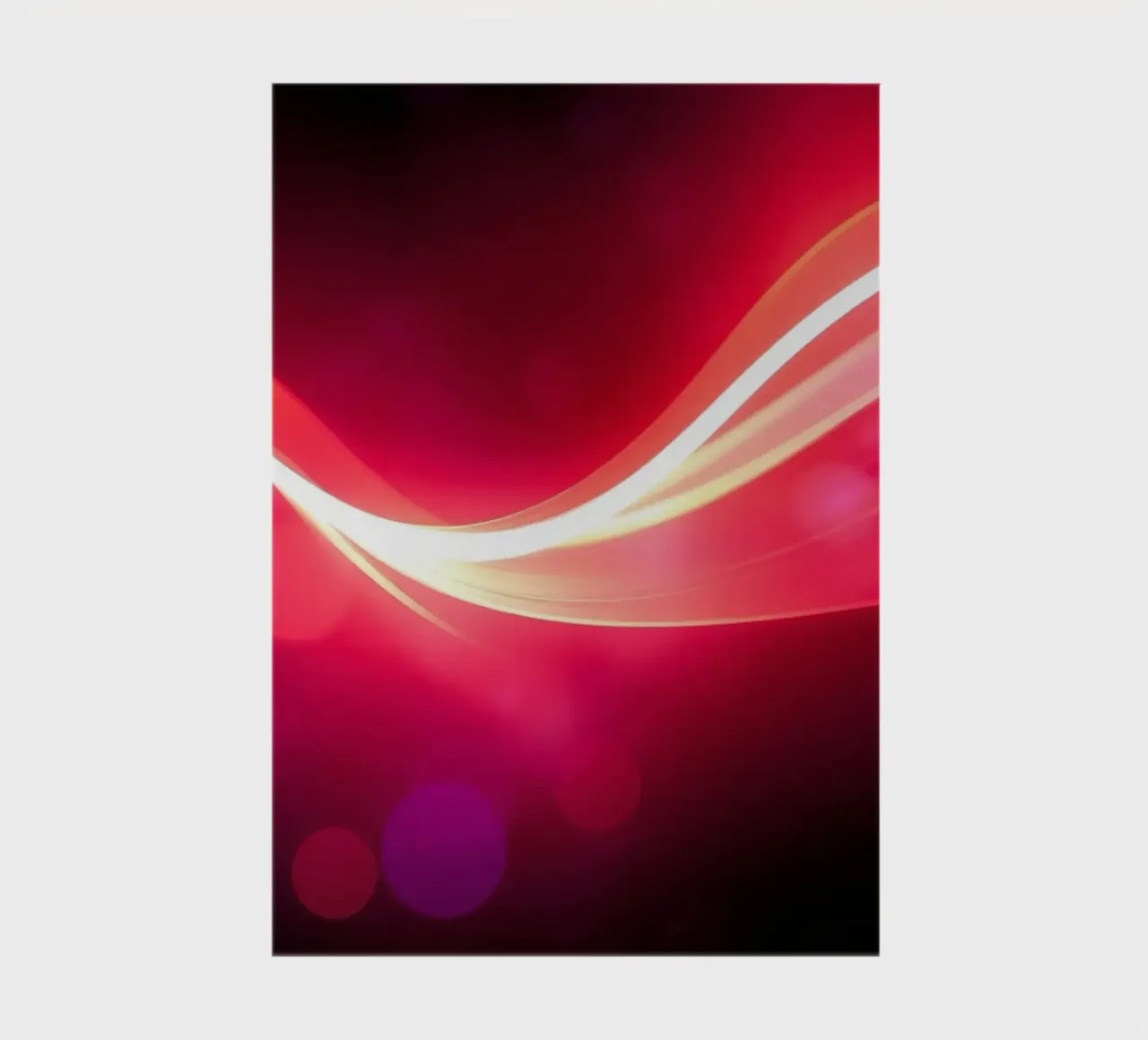 light waves dance in colorful patterns against a dark art notebook by DesignDoodle