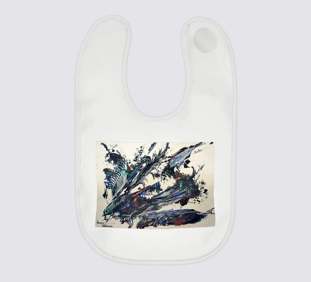 MESSAGE FROM THE HEART 31 bavaglino da Thierry Vobmann Abstract painting