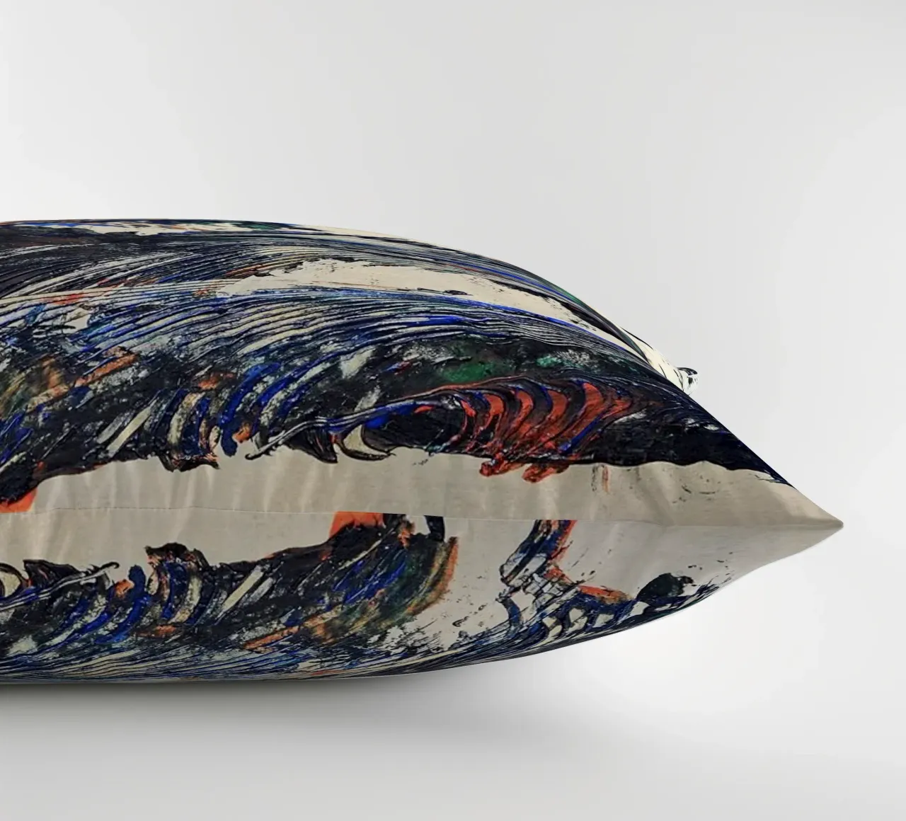 MESSAGE FROM THE HEART 31 cuscino da Thierry Vobmann Abstract painting