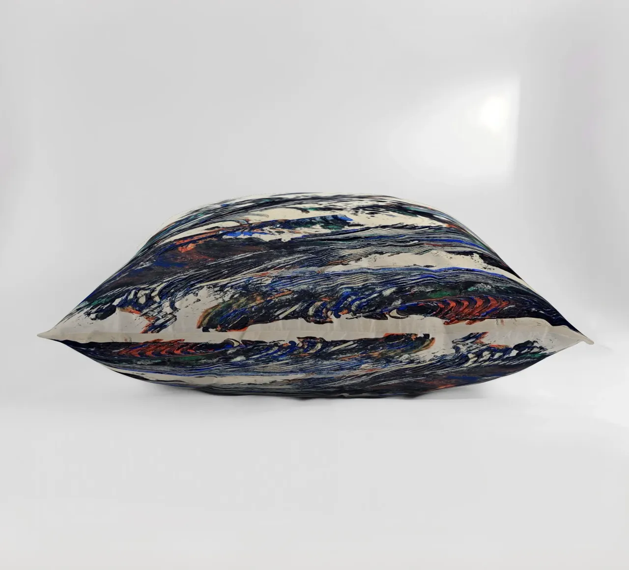 MESSAGE FROM THE HEART 31 cuscino da Thierry Vobmann Abstract painting