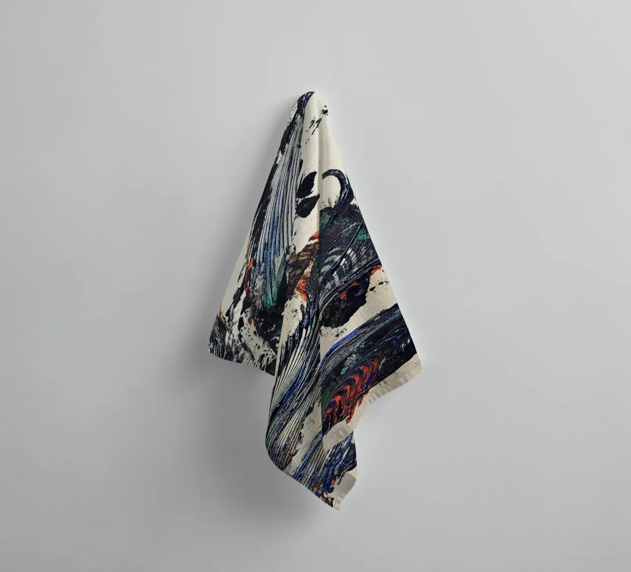 MESSAGE FROM THE HEART 31 asciugamano da bagno da Thierry Vobmann Abstract painting