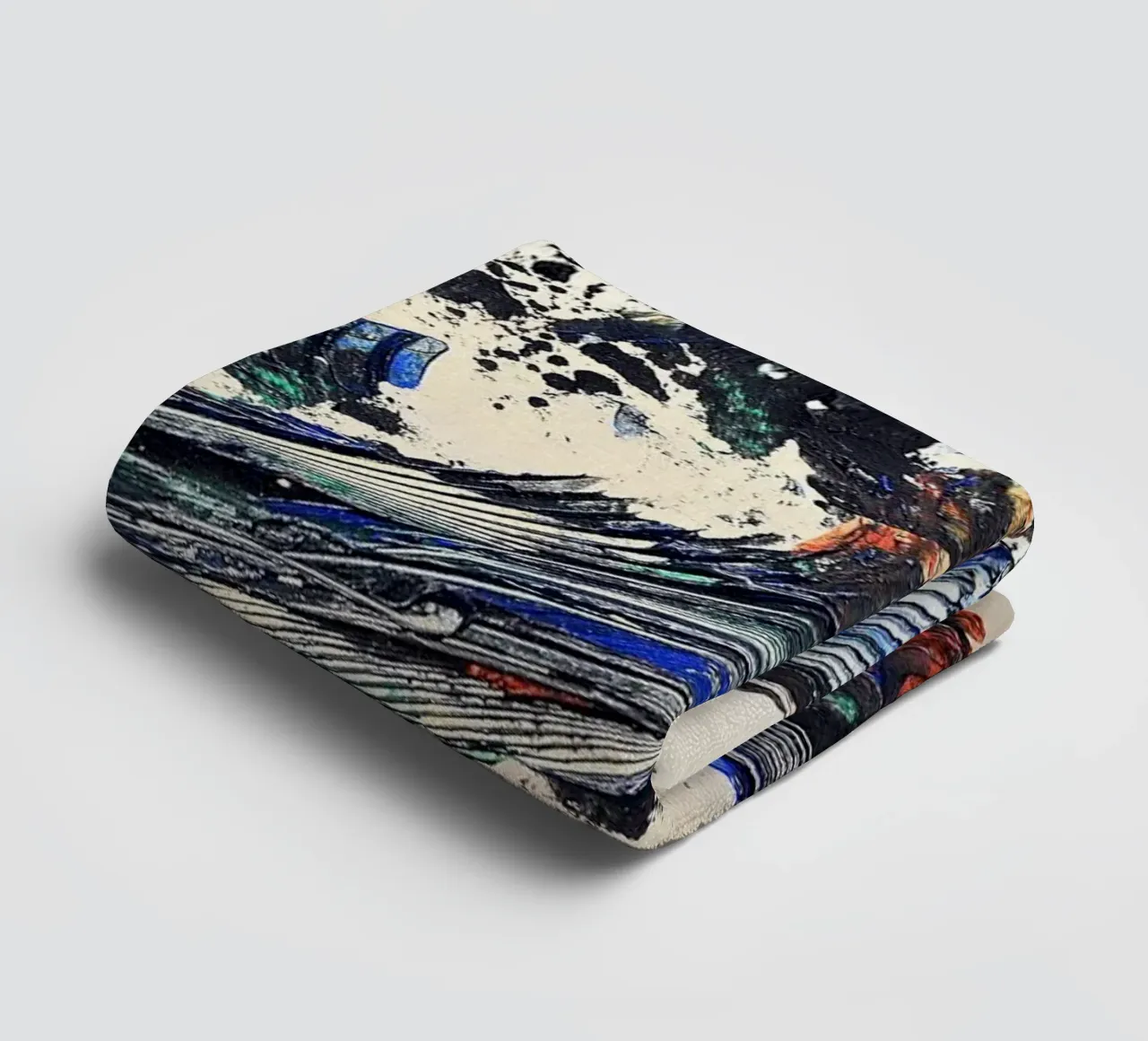 MESSAGE FROM THE HEART 31 asciugamano da bagno da Thierry Vobmann Abstract painting