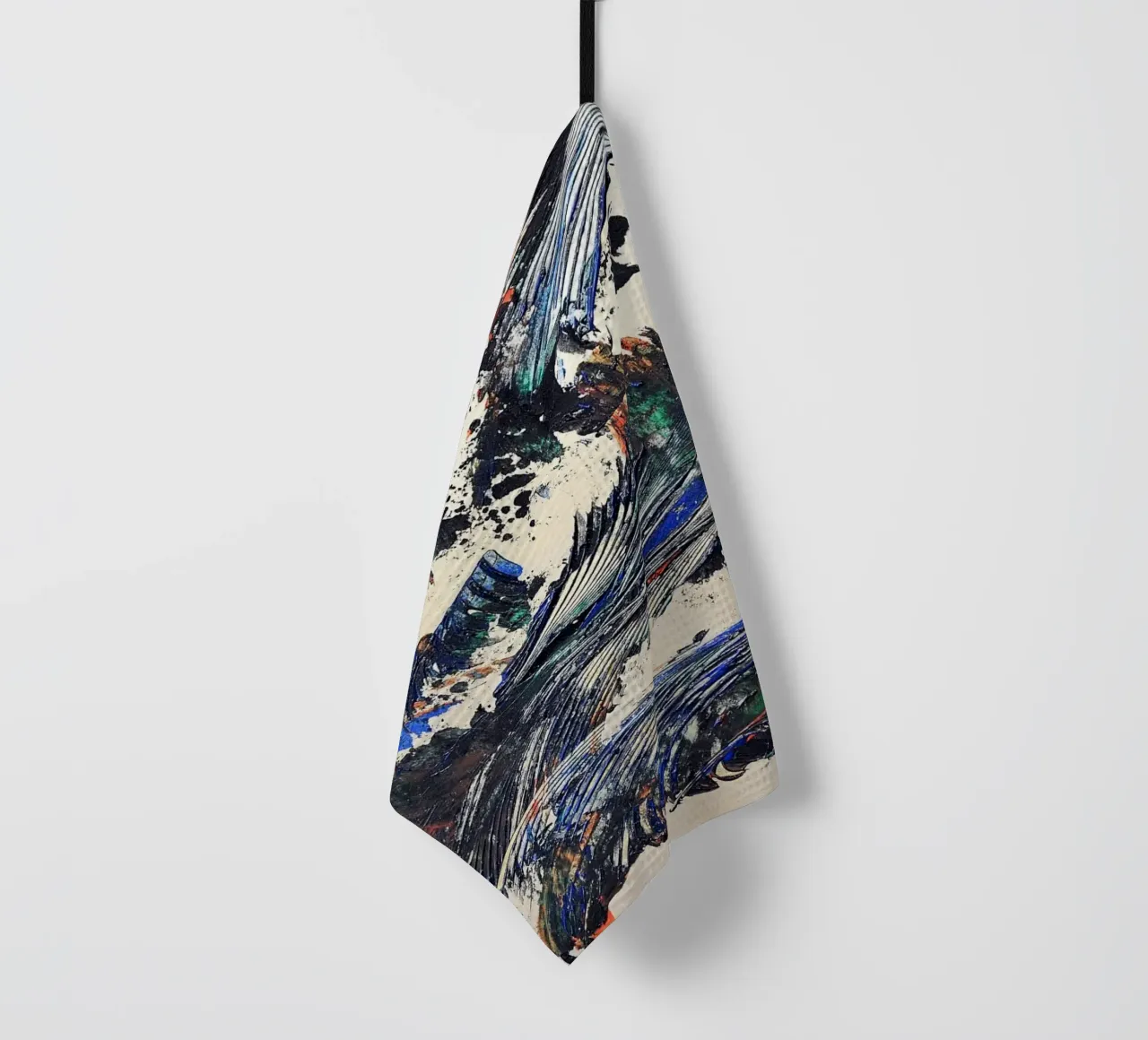 MESSAGE FROM THE HEART 31 torchon de Thierry Vobmann Abstract painting