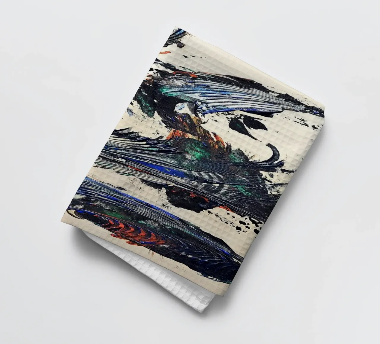 MESSAGE FROM THE HEART 31 torchon de Thierry Vobmann Abstract painting