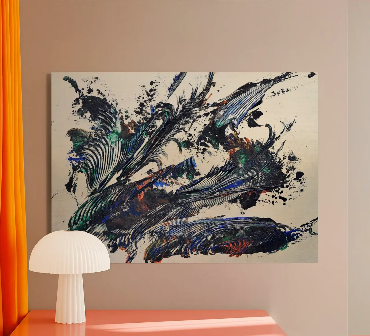 MESSAGE FROM THE HEART 31 plexiglass da Thierry Vobmann Abstract painting