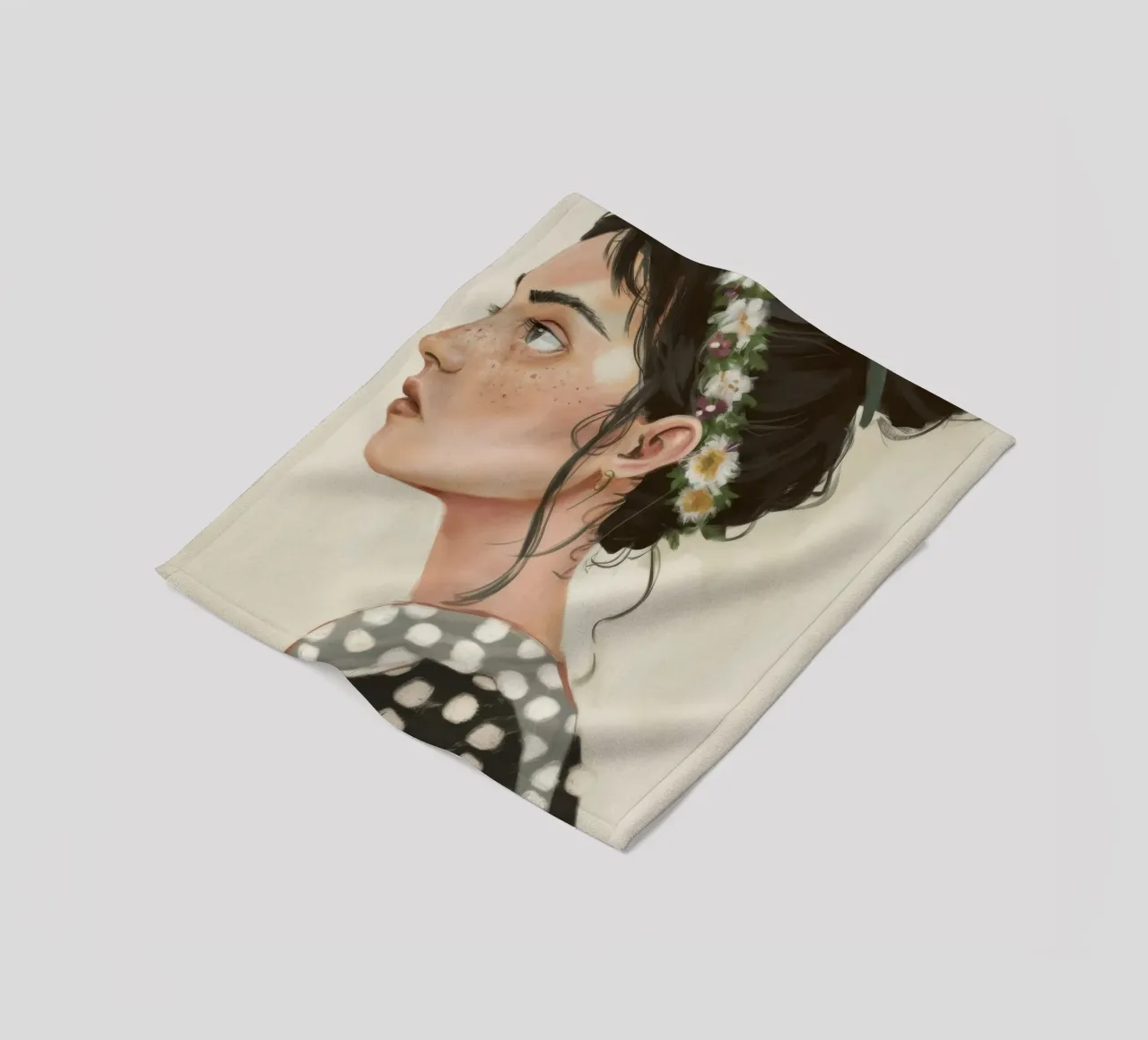 Bellezza floreale Serenity coperta in pile da Twilight Muse