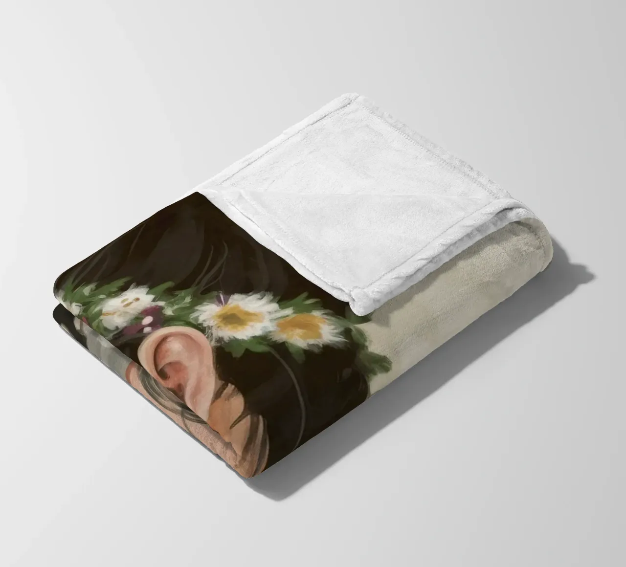 Bellezza floreale Serenity coperta in pile da Twilight Muse