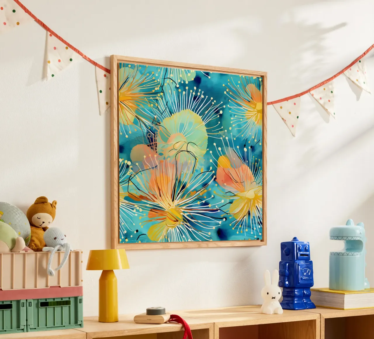 Dente di leone colorato plexiglass da Botanical Pattern House