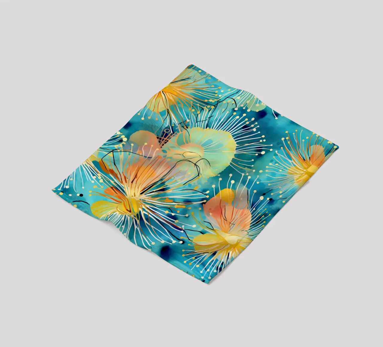 Dente di leone colorato coperta in pile da Botanical Pattern House