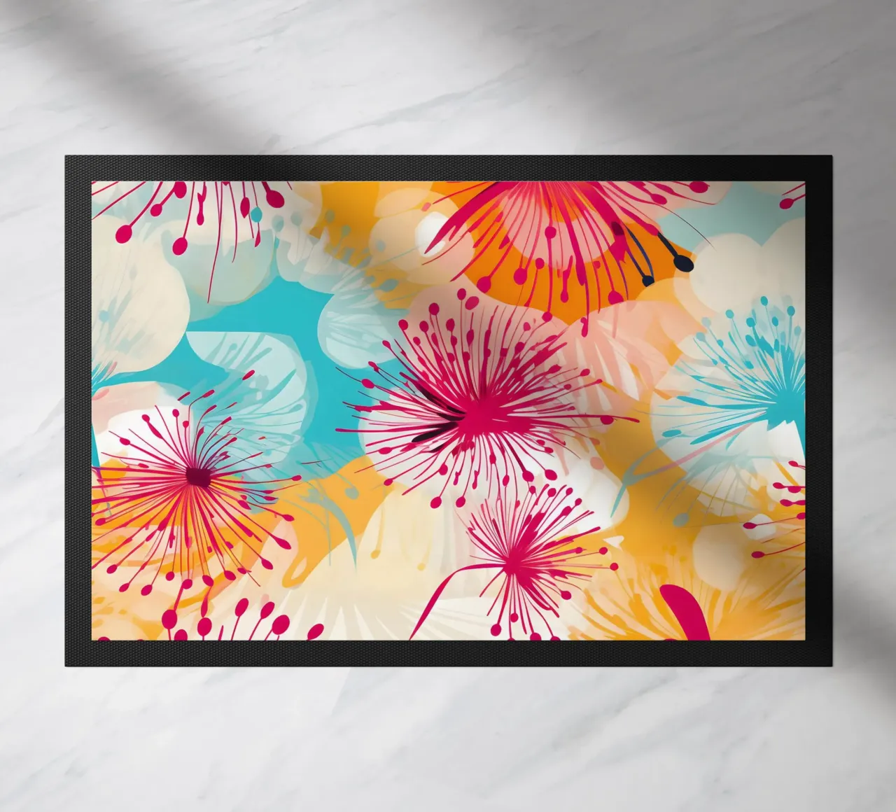 Dente di leone colorato zerbino da Botanical Pattern House