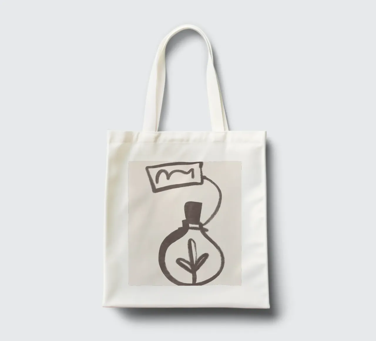 Minimal Matter No 08 borsa in juta da treechild