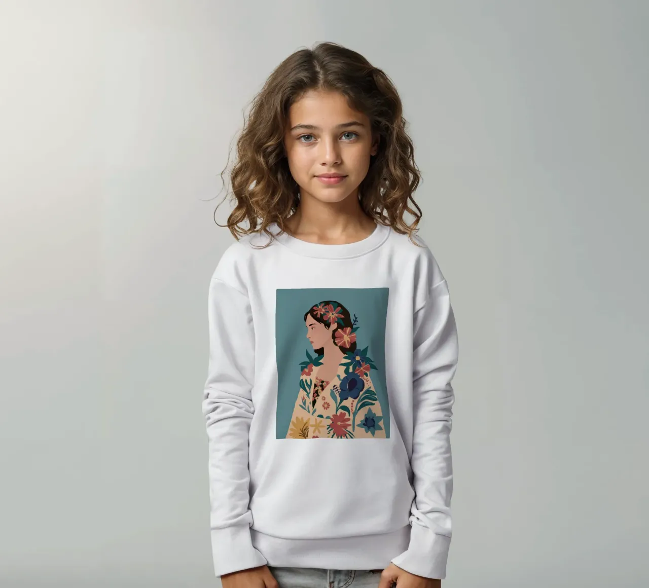 Floreale bohémien felpa bambino da Twilight Muse