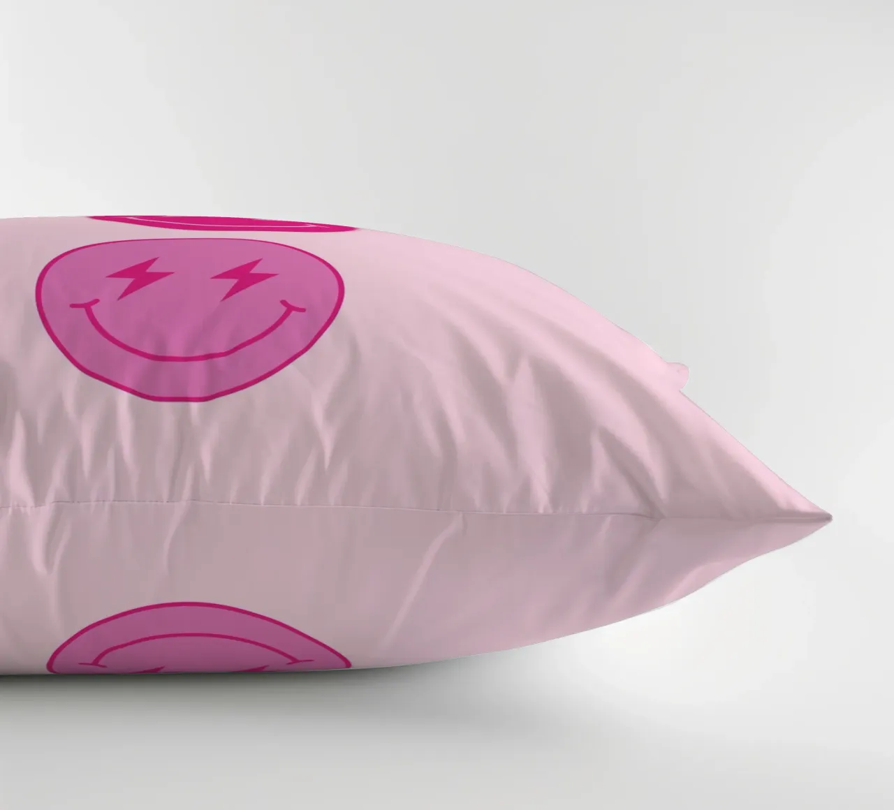 Thunderbolt Smiley cuscino da Paigaam Studio