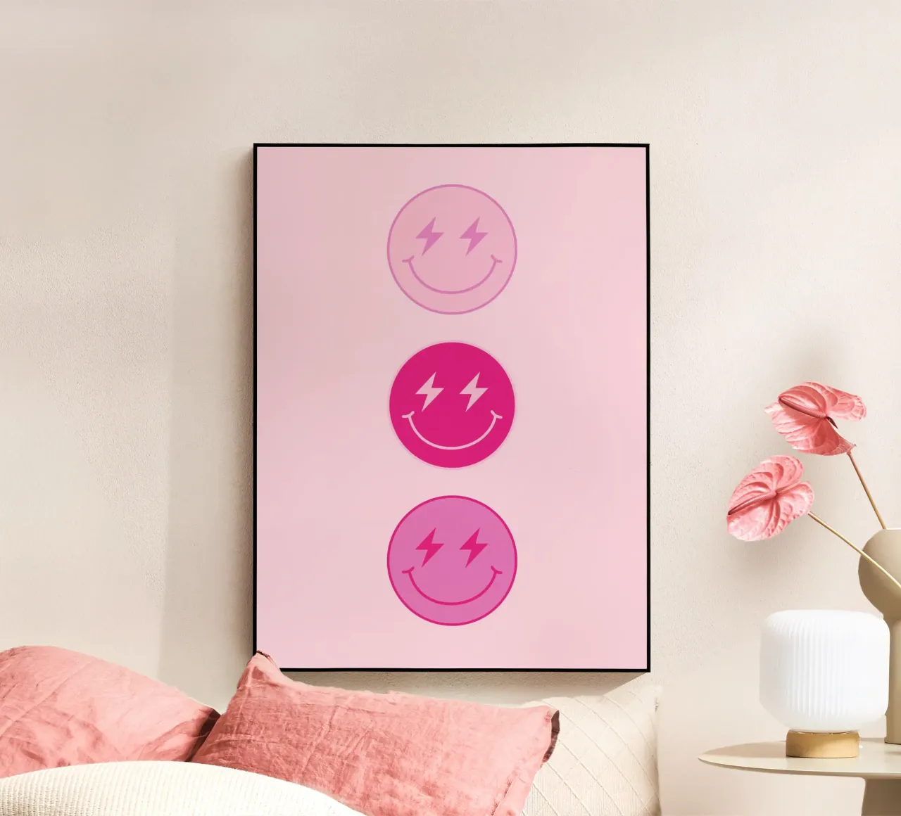 Smiley Thunderbolt plexiglas de Paigaam Studio