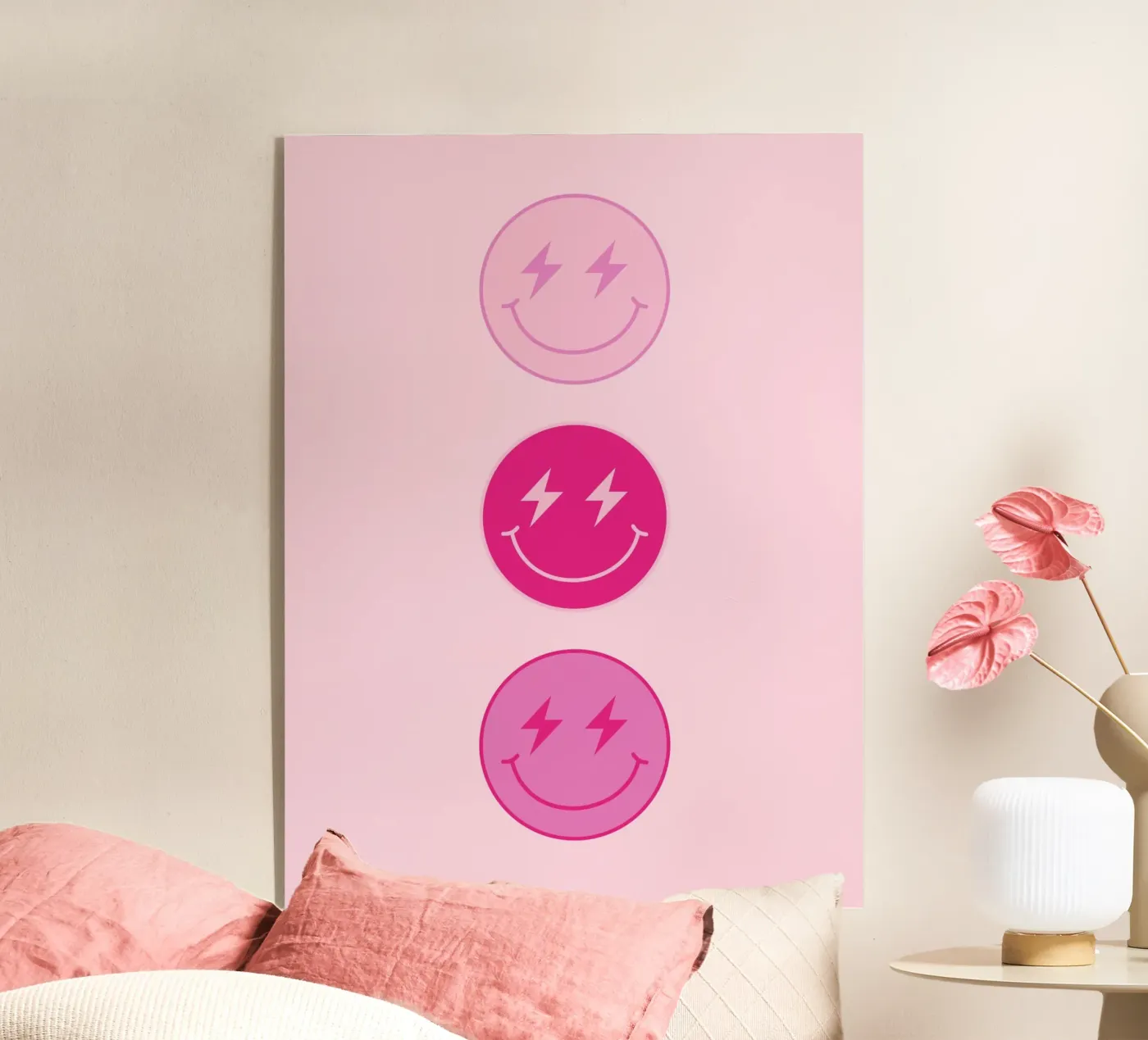 Thunderbolt Smiley plexiglas de Paigaam Studio