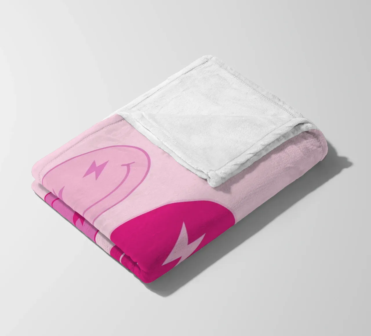 Thunderbolt Smiley coperta in pile da Paigaam Studio
