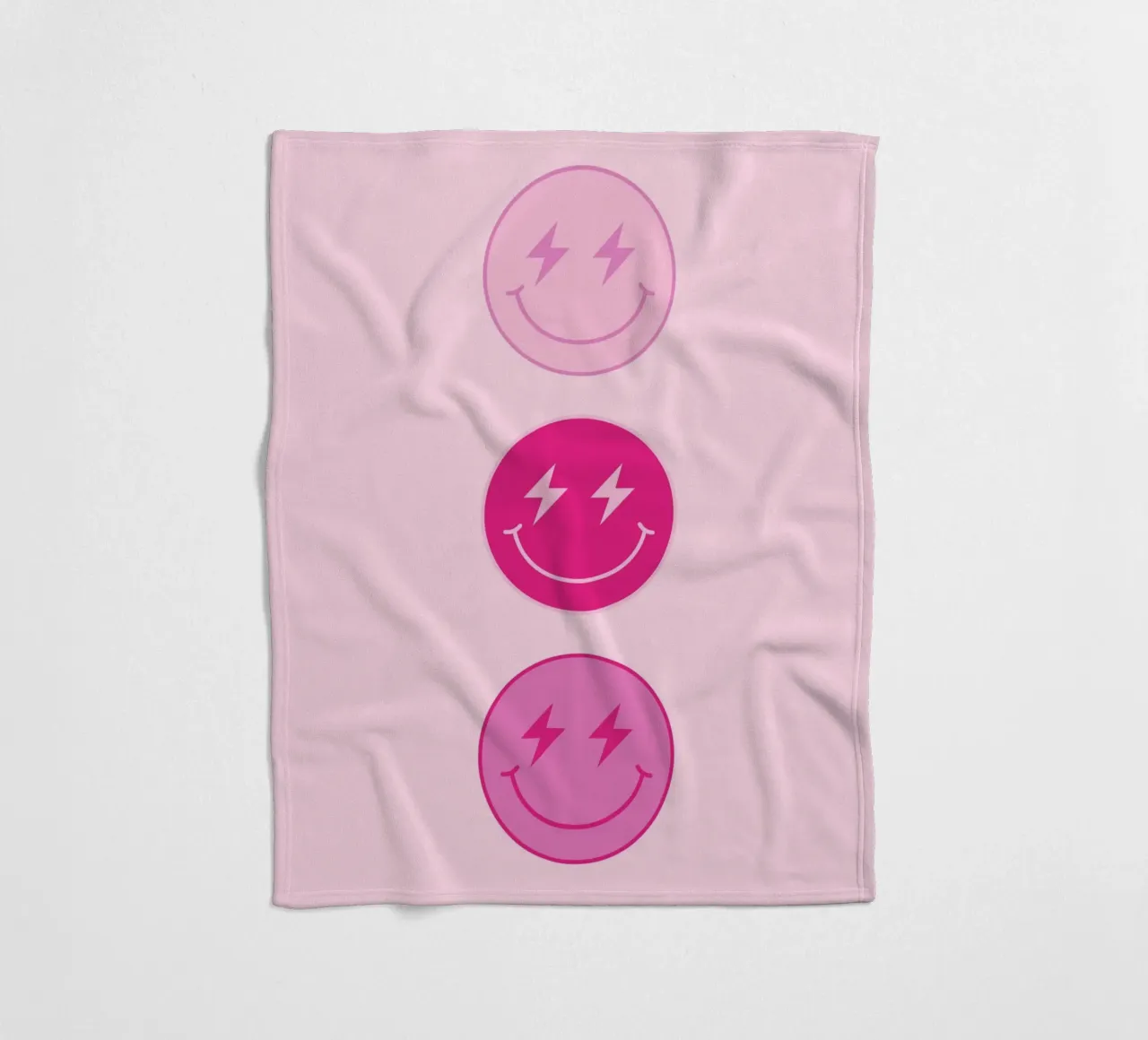 Thunderbolt Smiley coperta in pile da Paigaam Studio