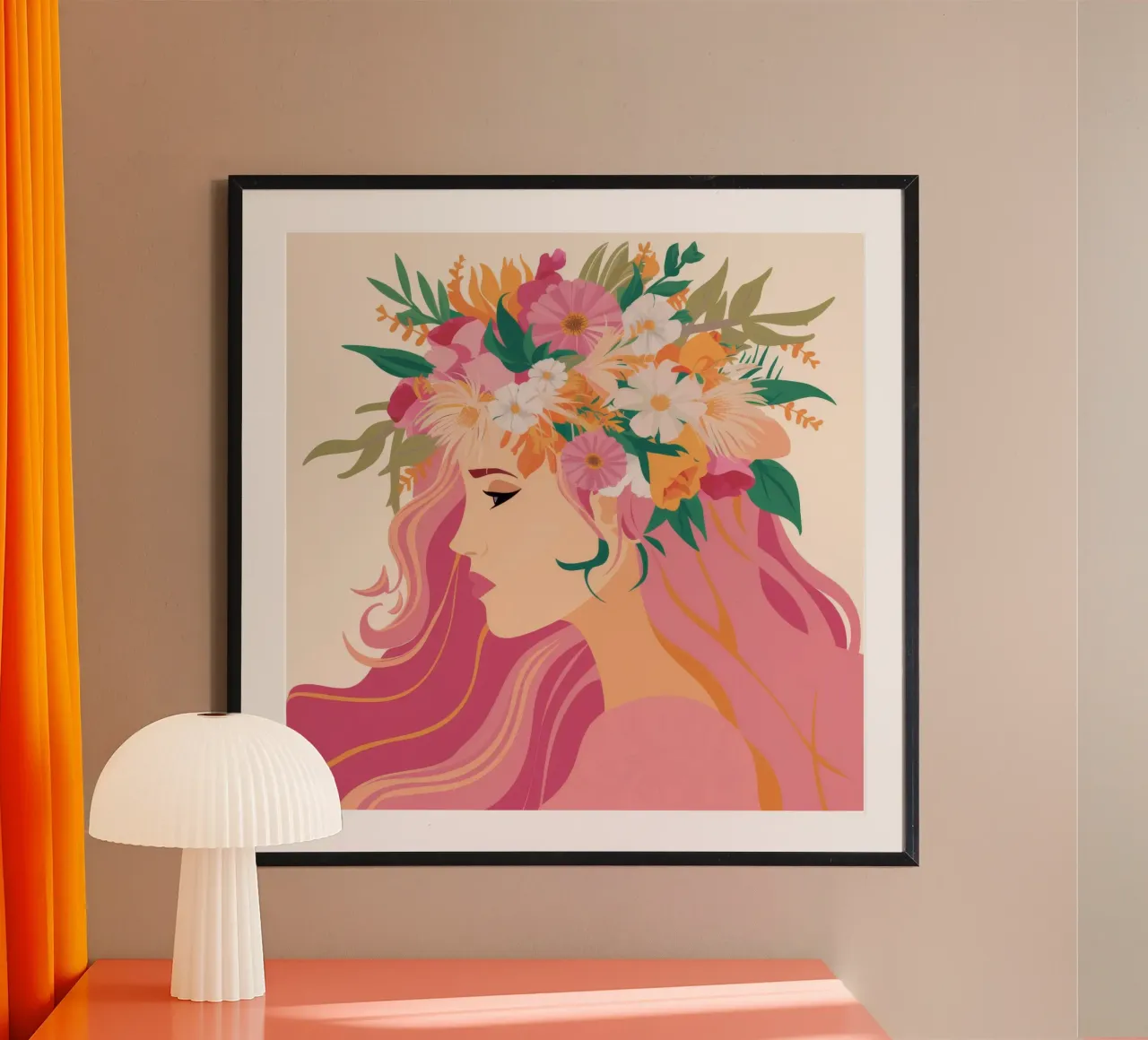 Paesaggio onirico floreale poster da Twilight Muse