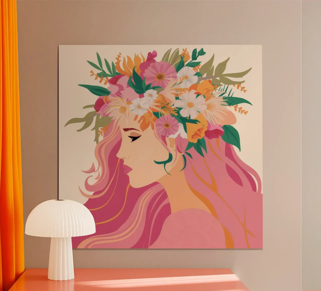 Paesaggio onirico floreale poster da Twilight Muse