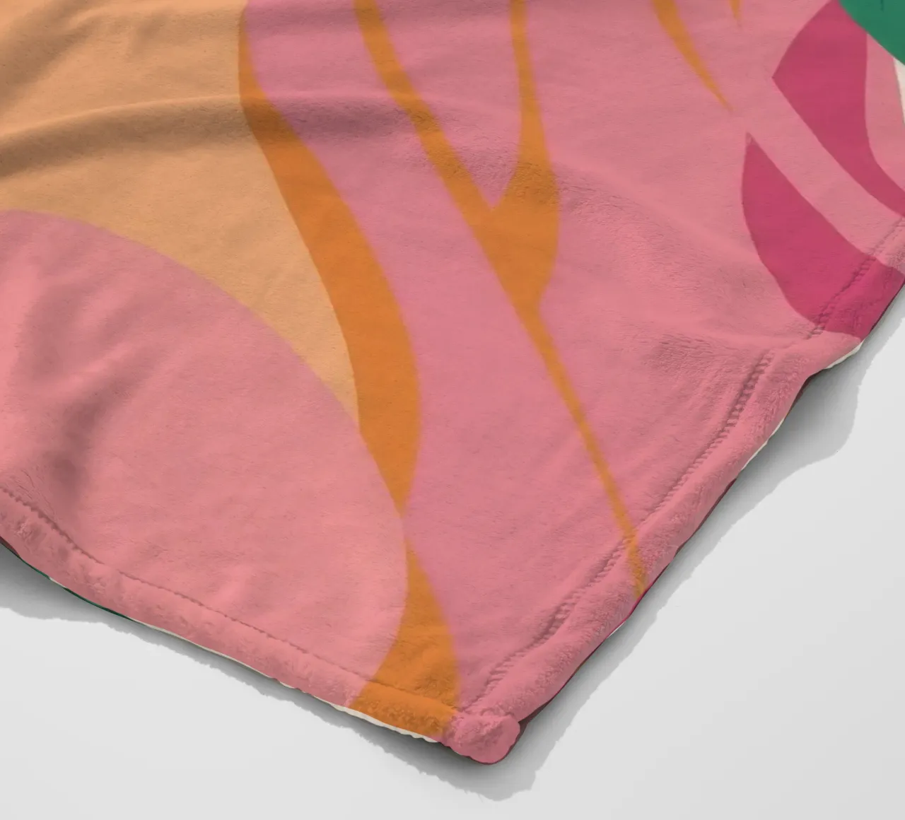 Paesaggio onirico floreale coperta in pile da Twilight Muse