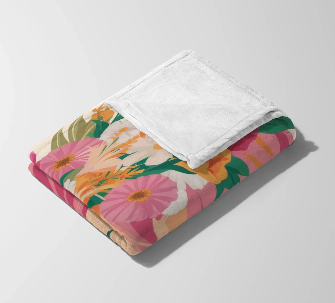 Paesaggio onirico floreale coperta in pile da Twilight Muse