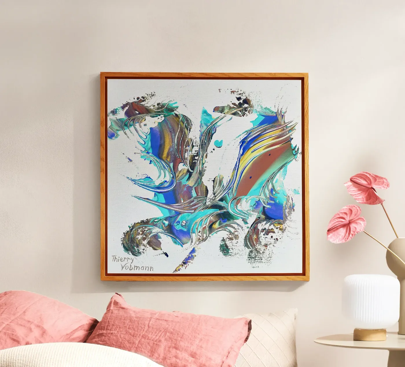 IDEAL GIFT 8 invers plexiglass da Thierry Vobmann Abstract painting
