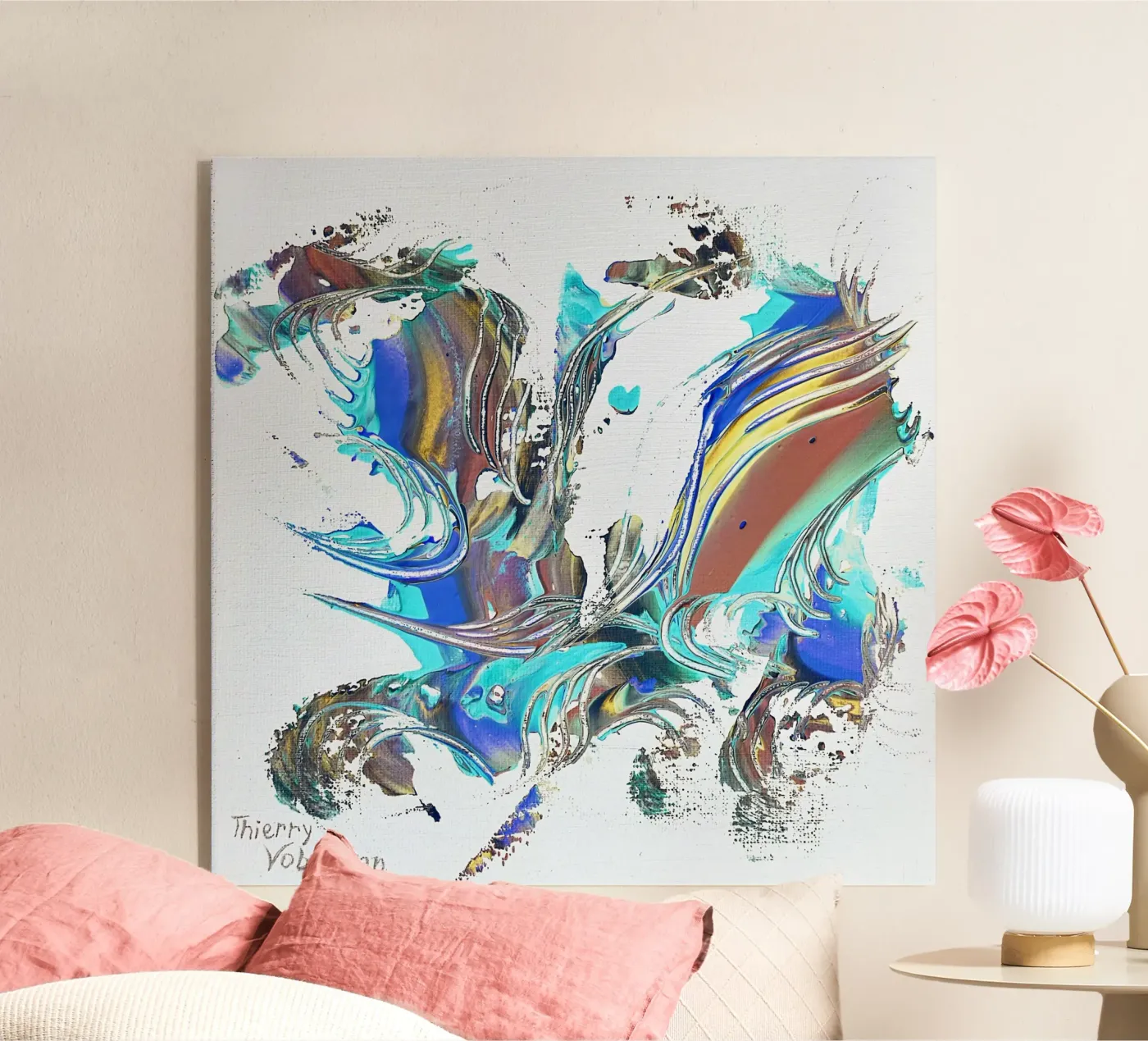 IDEAL GIFT 8 invers plexiglass da Thierry Vobmann Abstract painting
