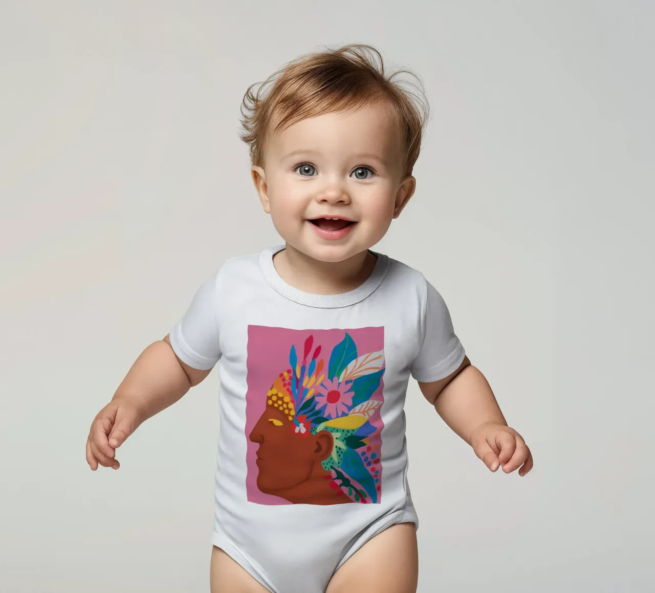 Essenza vibrante body neonato maniche corte da Twilight Muse