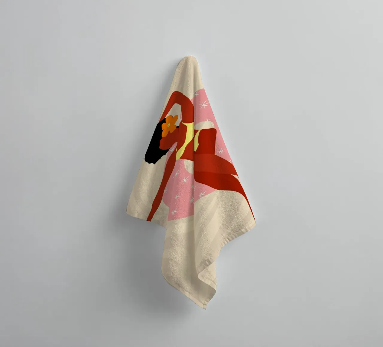 Lazy Pool Day badhanddoek van Kintsugi99