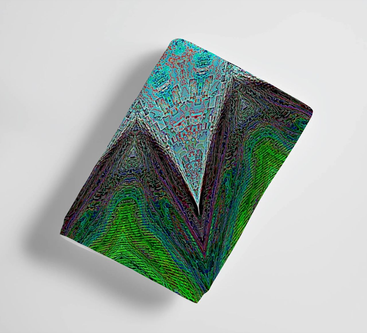 Stella, texture e forme complesse in turchese/nero/verde asciugamano da bagno da Gürsel Yesil Digital Art