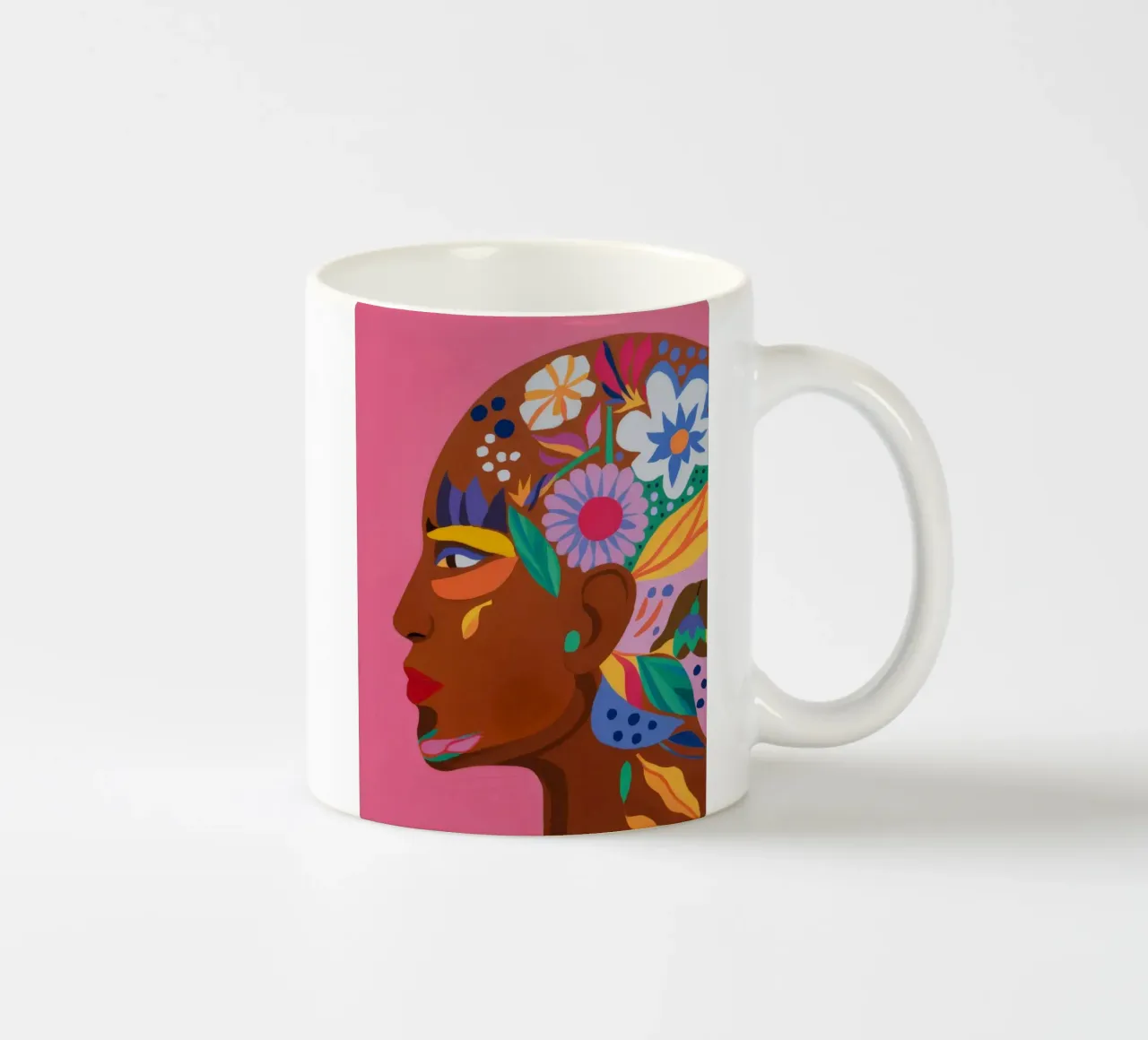 Contemplazione colorata tazza in ceramica da Twilight Muse